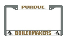 Purdue Boilermakers Chrome License Plate Frame - Set of 2