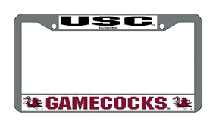 South Carolina Gamecocks Chrome License Plate Frame - Set of 2