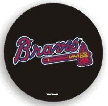 Atlanta Braves MLB Licensed Black Tire Cover