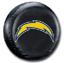San Diego Chargers NFL Licensed Black Tire Cover