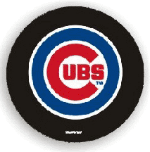 Chicago Cubs MLB Licensed Black Tire Cover