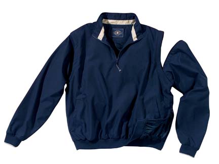 The Fairway Collection Pro Convertible Sueded Microfiber Windshirt (3X-Large) from Charles River Apparel
