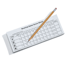 Bowling Score Pad Set of 10