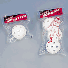 White 9 Fun BallREG Baseball Wrapped by the Dozen Case of 72 Balls