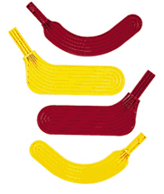 Red Beginner Hockey Replacement Blades (Case of 18)