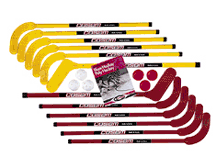 Red 36" Beginner Goalie Hockey Stick (1 Dozen)
