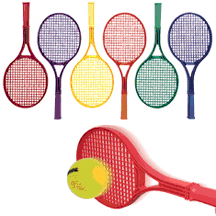 Tennis Rackets Assorted Colors Case of 36