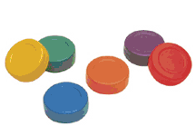 Lightweight Hockey Puck Assorted Colors Case of 36