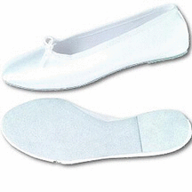 Youth White Deluxe Dyeable Satin Ballet Shoes