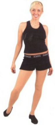 Adult Shorts with Dance Print

