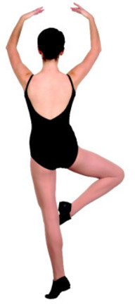 Adult Camisole Leotard with V Back
