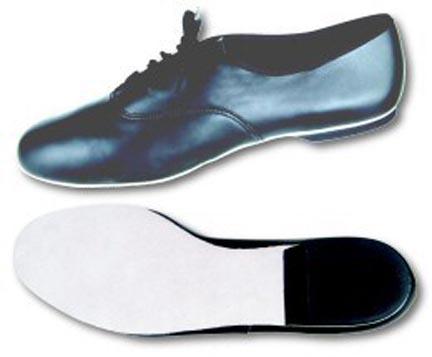 Men's Black All Leather Jazz Oxfords Jazz Shoes
