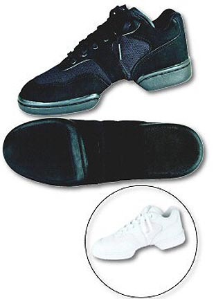 Adult Black Low Top Dance Sneaker Jazz Shoes
