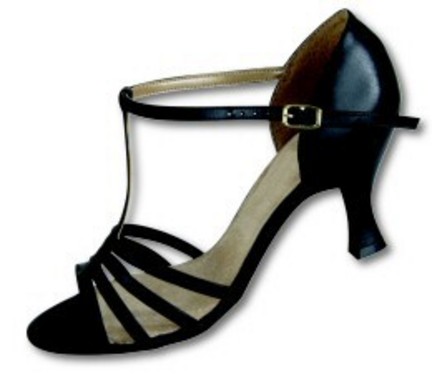 Latticed T-Strap Dancesport Shoes
