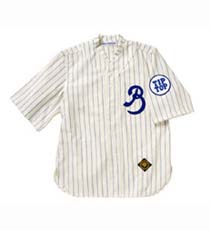 1915 Brooklyn Tip-Tops Home Authentic Flannel Throwback Jersey (Sizes 3XL - 5XL) from Ebbets Field Flannels
