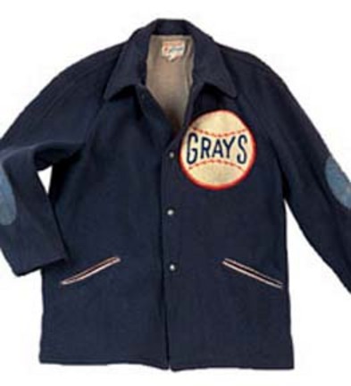 1935 Homestead Grays Throwback Authentic Baseball Wool Jacket from Ebbets Field Flannels
