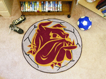Minnesota (Duluth) Bulldogs 29" Round Soccer Ball Mat