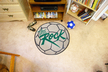 Slippery Rock University 29" Round Soccer Ball Mat