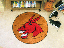 29 Round Central Missouri State Fighting Mules Basketball Mat