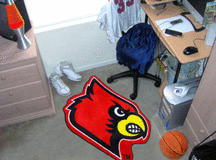 Louisville Cardinals 3 x 3 Mascot Mat