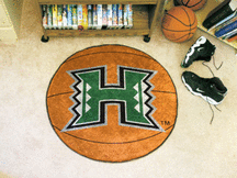 Hawaii Rainbow Warriors 29" Round Basketball Mat