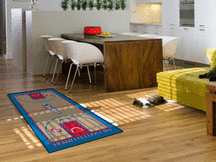 Los Angeles Clippers 29.5" x 54" Basketball Court Runner