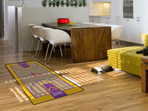 Los Angeles Lakers 29.5" x 54" Basketball Court Runner