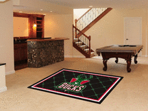Milwaukee Bucks 5 x 8 Area Rug