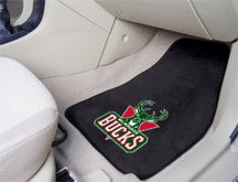 Milwaukee Bucks 18 x 27 Auto Floor Mat Set of 2 Car Mats