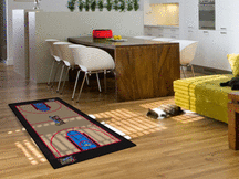 Philadelphia 76ers 29.5" x 54" Basketball Court Runner