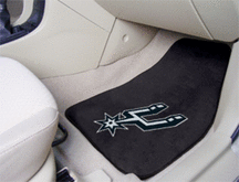 San Antonio Spurs 18" x 27" 2 Piece Car Floor Mat