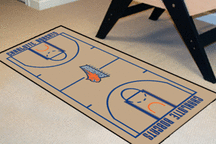 Charlotte Bobcats 24 x 44 Basketball Court Runner