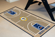Indiana Pacers 24 x 44 Basketball Court Runner