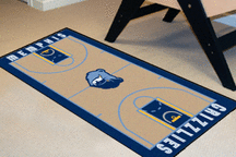 Memphis Grizzlies 24 x 44 Basketball Court Runner