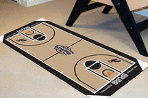 San Antonio Spurs 24 x 44 Basketball Court Runner