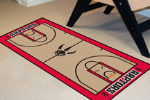 Toronto Raptors 24 x 44 Basketball Court Runner