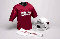 Arizona Cardinals NFL Youth Four Piece Uniform Set (Medium) from Franklin