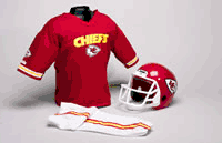 Kansas City Chiefs NFL Youth Four Piece Uniform Set (Medium) from Franklin