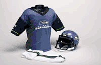 Seattle Seahawks NFL Youth Four Piece Uniform Set (Medium) from Franklin