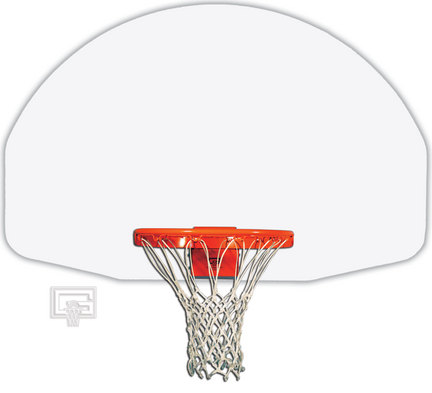 35 x 54 Front-Mount Steel Fan-Shape Backboard
