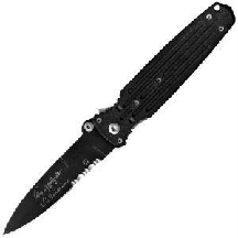 Covert Black Blade Double Edge Knife from Gerber Knives