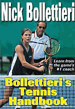 Bollettieri's Tennis Handbook Book (Copyright 2001, 456 pages)