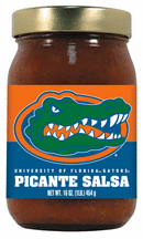16 oz. Florida Gators Picante Salsa - Set of 4 Jars