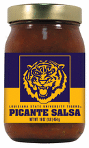 16 oz. Louisiana State (LSU) Tigers Picante Salsa - Set of 4 Jars
