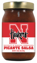 16 oz. Nebraska Cornhuskers Picante Salsa - Set of 4 Jars