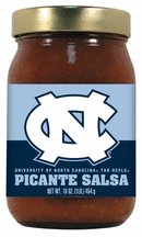 16 oz. North Carolina Tarheels Picante Salsa - Set of 4 Jars