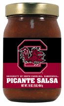 16 oz. South Carolina Gamecocks Picante Salsa - Set of 4 Jars
