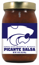 16 oz. Kansas State Wildcats Picante Salsa - Set of 4 Jars