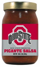 16 oz. Ohio State Buckeyes Picante Salsa - Set of 4 Jars