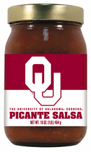 16 oz. Oklahoma Sooners Picante Salsa - Set of 4 Jars